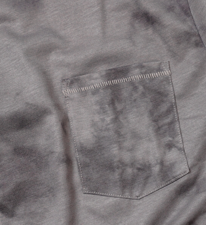 【ROARK RUN AMOK】ロアークランアモック men's Mathis Tie Dye SS "Gray" ※ネコポス可