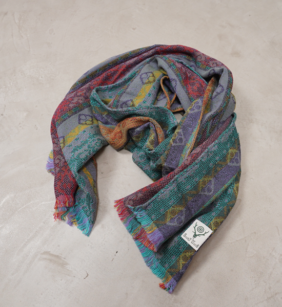 【South2 West8】サウスツーウエストエイト Stole-Cotton Jacquard/Ethnic "3Color" ※ネコポス可