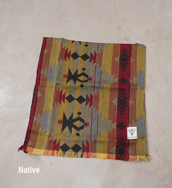 【South2 West8】サウスツーウエストエイト Stole-Cotton Jacquard/Ethnic "3Color" ※ネコポス可