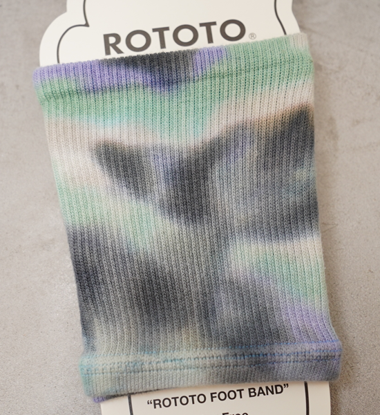 【ROTOTO】ロトト Rototo Foot Band "Tie Dye" "3Color" ※ネコポス可
