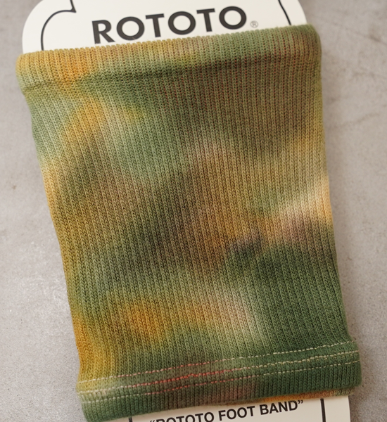 【ROTOTO】ロトト Rototo Foot Band "Tie Dye" "3Color" ※ネコポス可