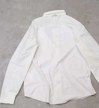 【and wander】アンドワンダー women's fleece base LS shirt "2Color"