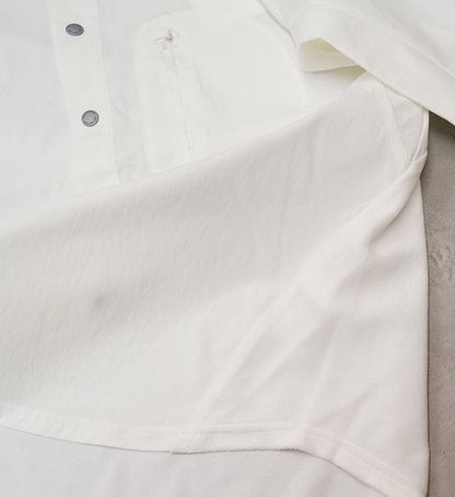 【and wander】アンドワンダー women's fleece base LS shirt "2Color"