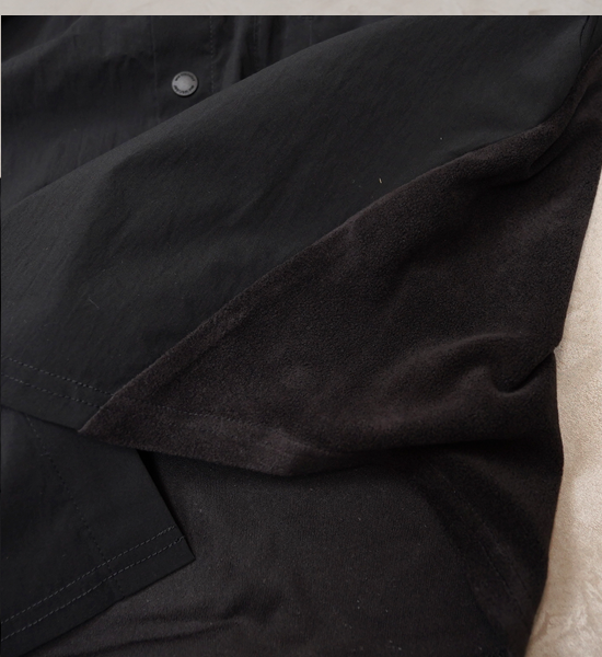 【and wander】アンドワンダー women's fleece base LS shirt "2Color"