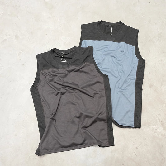 【STATIC】スタティック Chord Wool Sleeveless Shirts "2Color"