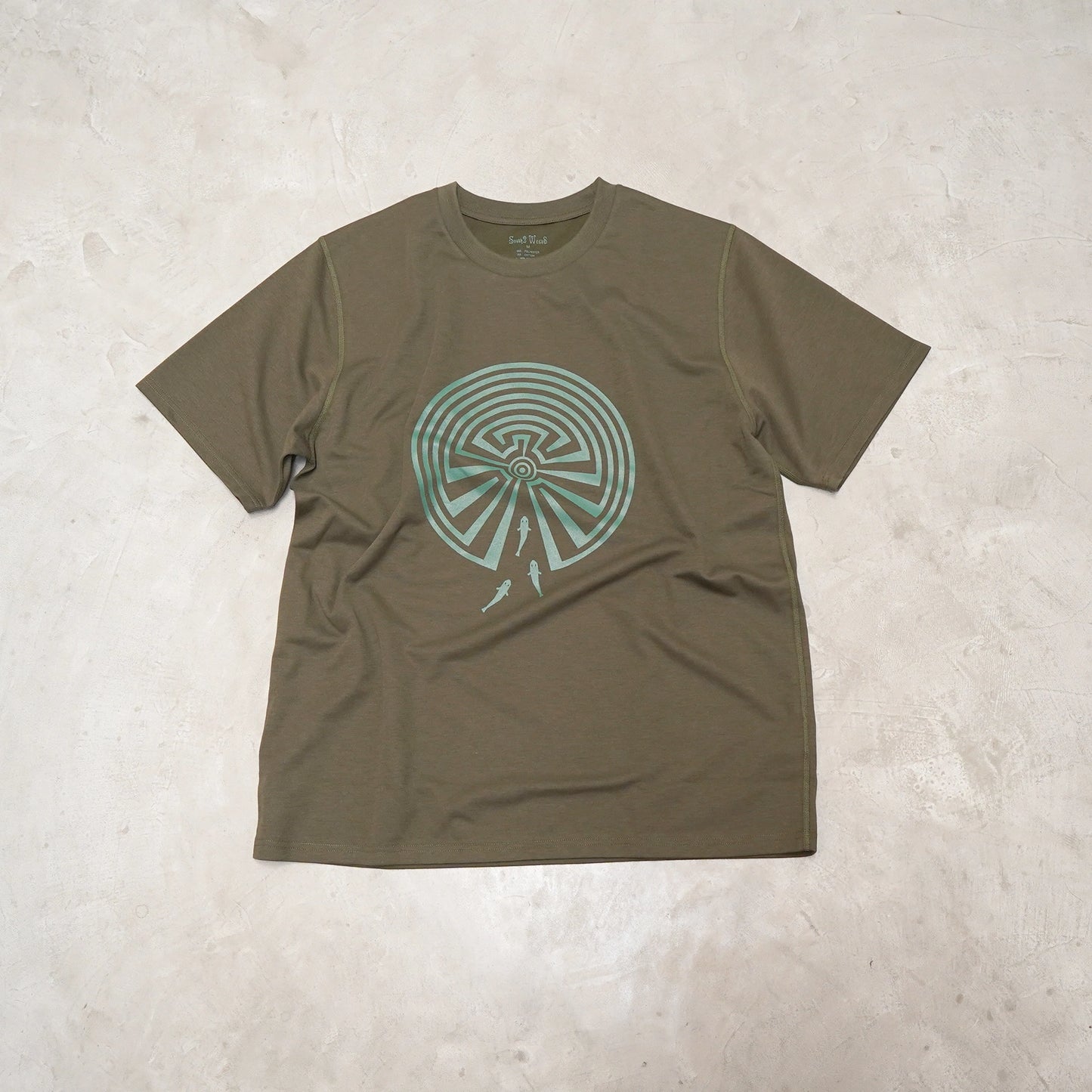【South2 West8】サウスツーウエストエイト men's S/S Crew Neck Tee - Maze "2Color" ※ネコポス可