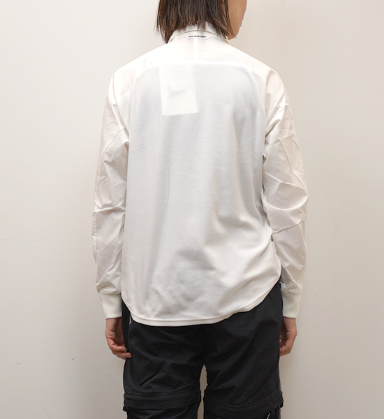 【and wander】アンドワンダー women's fleece base LS shirt "2Color"