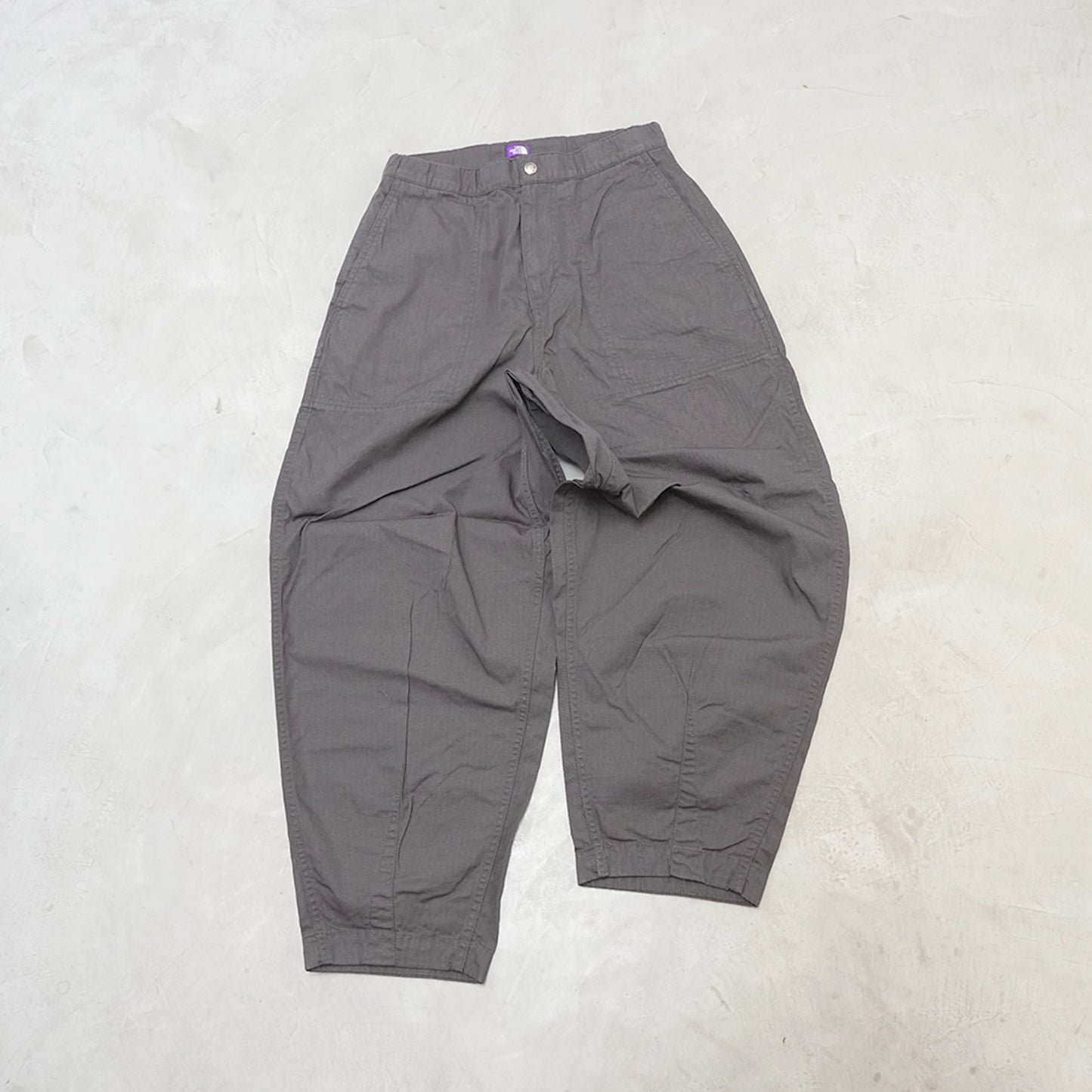 【THE NORTH FACE Purple Label】ノースフェイスパープルレーベル men's Ripstop Wide Cropped Field Pants "Asphalt Gray"