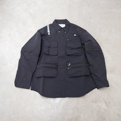 【Mountain Research】マウンテンリサーチ Phishing Shirt "Black"