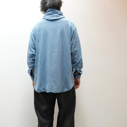 【THE NORTH FACE Purple Label】ノースフェイスパープルレーベル  men's Mountain Hooded Shirt "Indigo Bleach"