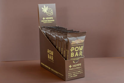 【THE POW BAR】 パウバー ➕HEMPS PROTEIN BROWNIE