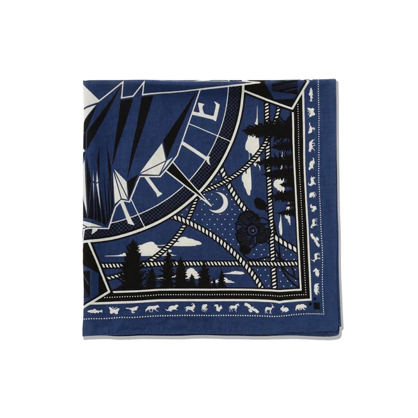 【and wander】アンドワンダー GRAMICCI×and wander yosemite graphic bandana "2Color" ※ネコポス可