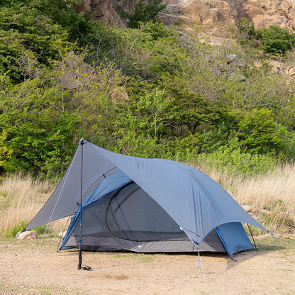 【ZEROGRAM】ゼログラム NANO Tarp UL HEXA "Stone Gray"