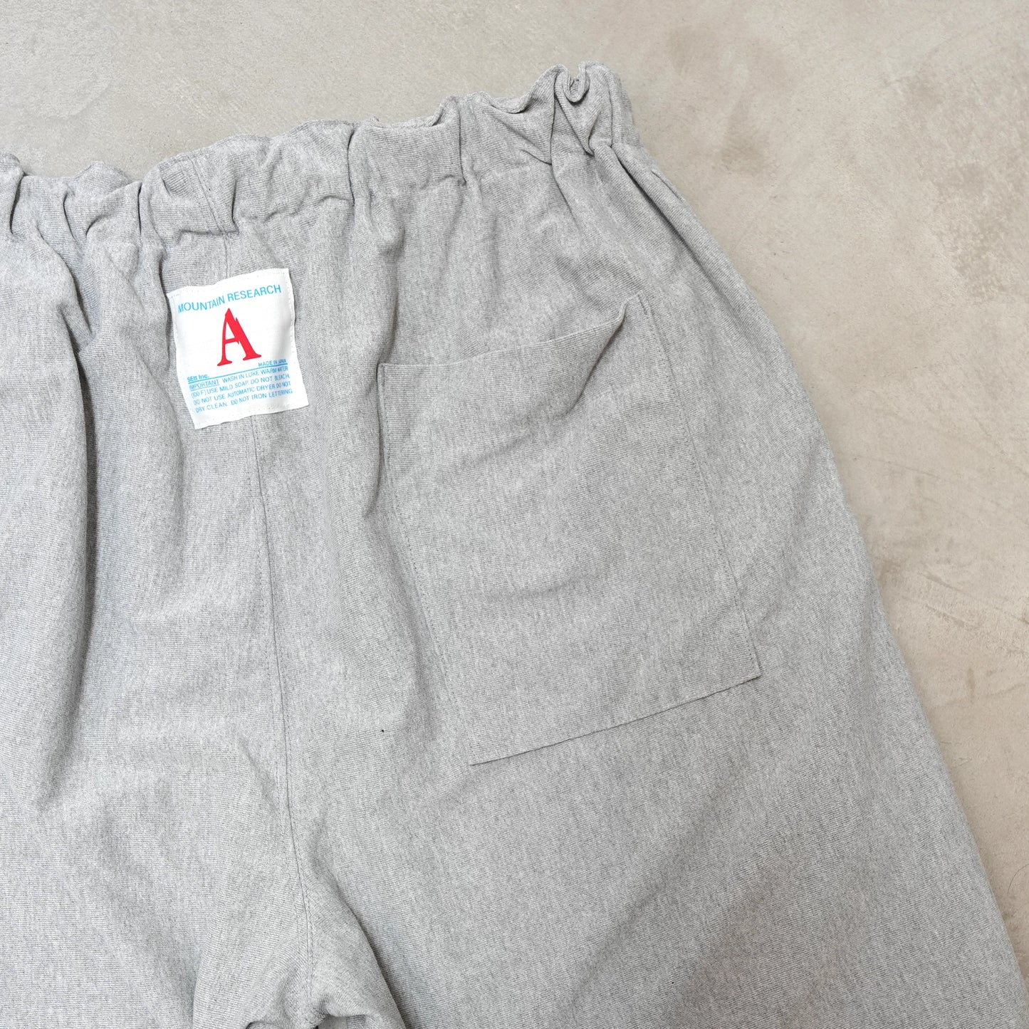 【Mountain Research】マウンテンリサーチ Q.D. Shorts "Gray"