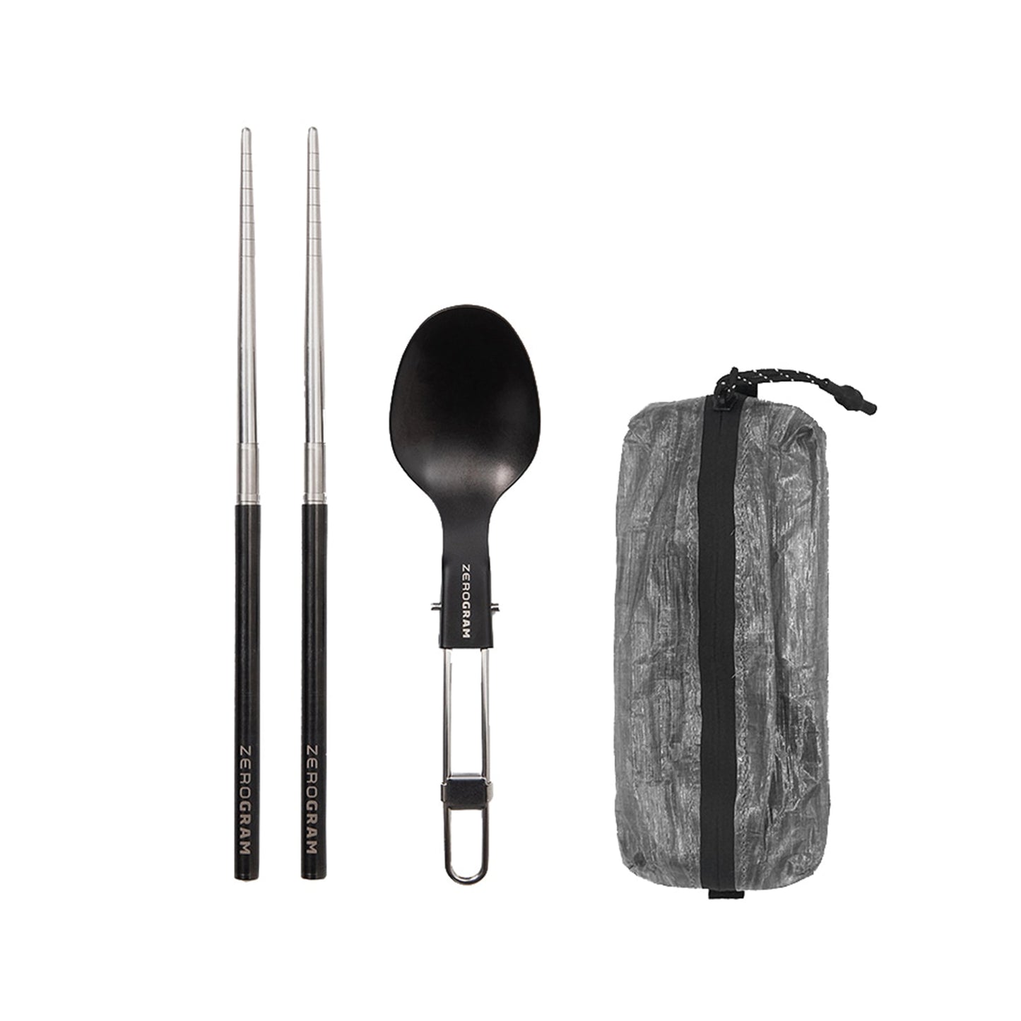 【ZEROGRAM】ゼログラム Bistro Cutlery Set with DCF "Black" ※ネコポス可