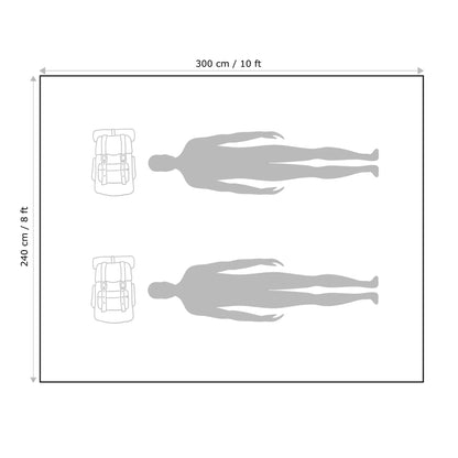 【OHMI Equipment】オウミエクイップメント Aero Tarp Duo "Black"