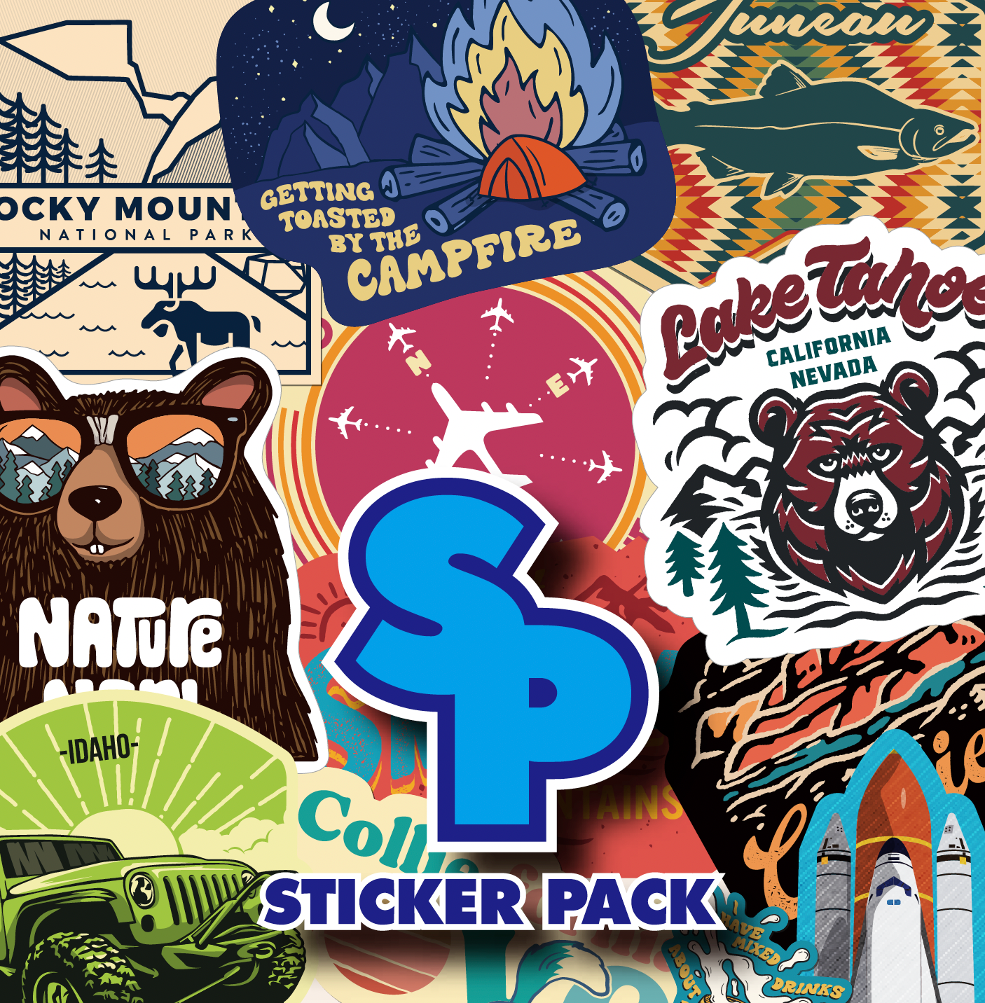【STICKER PACK】L size アソート