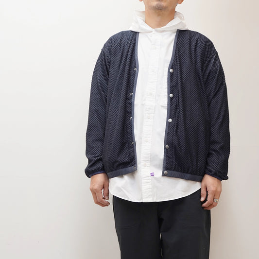 【THE NORTH FACE Purple Label】ノースフェイスパープルレーベル  men's Field Reversible Snap Cardigan "Navy"
