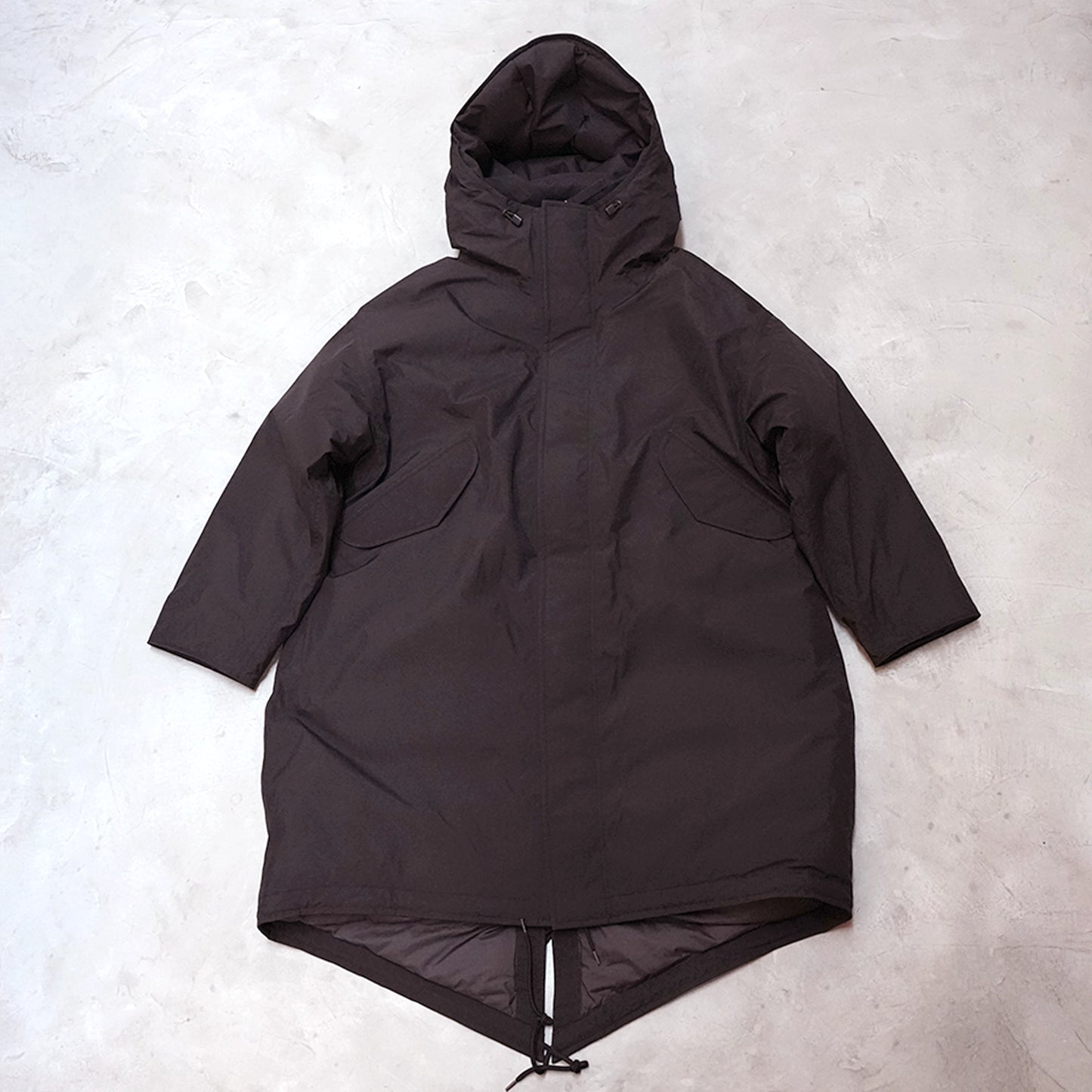 【nanamica】ナナミカ women's GORE-TEX Long Down Coat "Black"