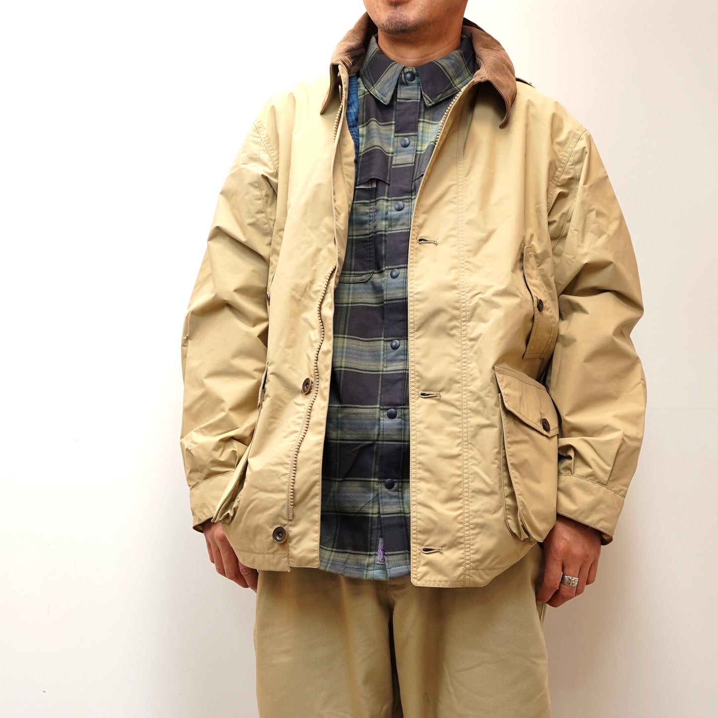 【nanamica】ナナミカ men's 2L PERTEX UNLIMITED Field Jacket "Beige"