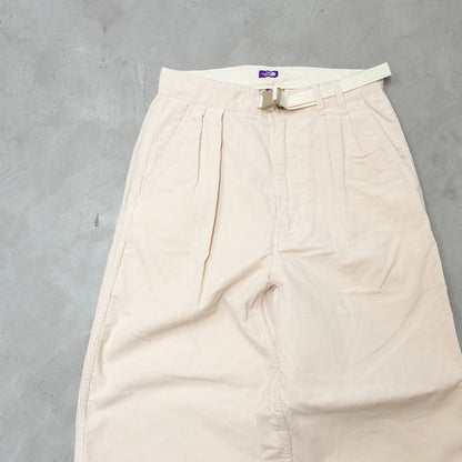 【THE NORTH FACE Purple Label】ノースフェイスパープルレーベル women's Corduroy Wide Straight Field Pants "Ivory"