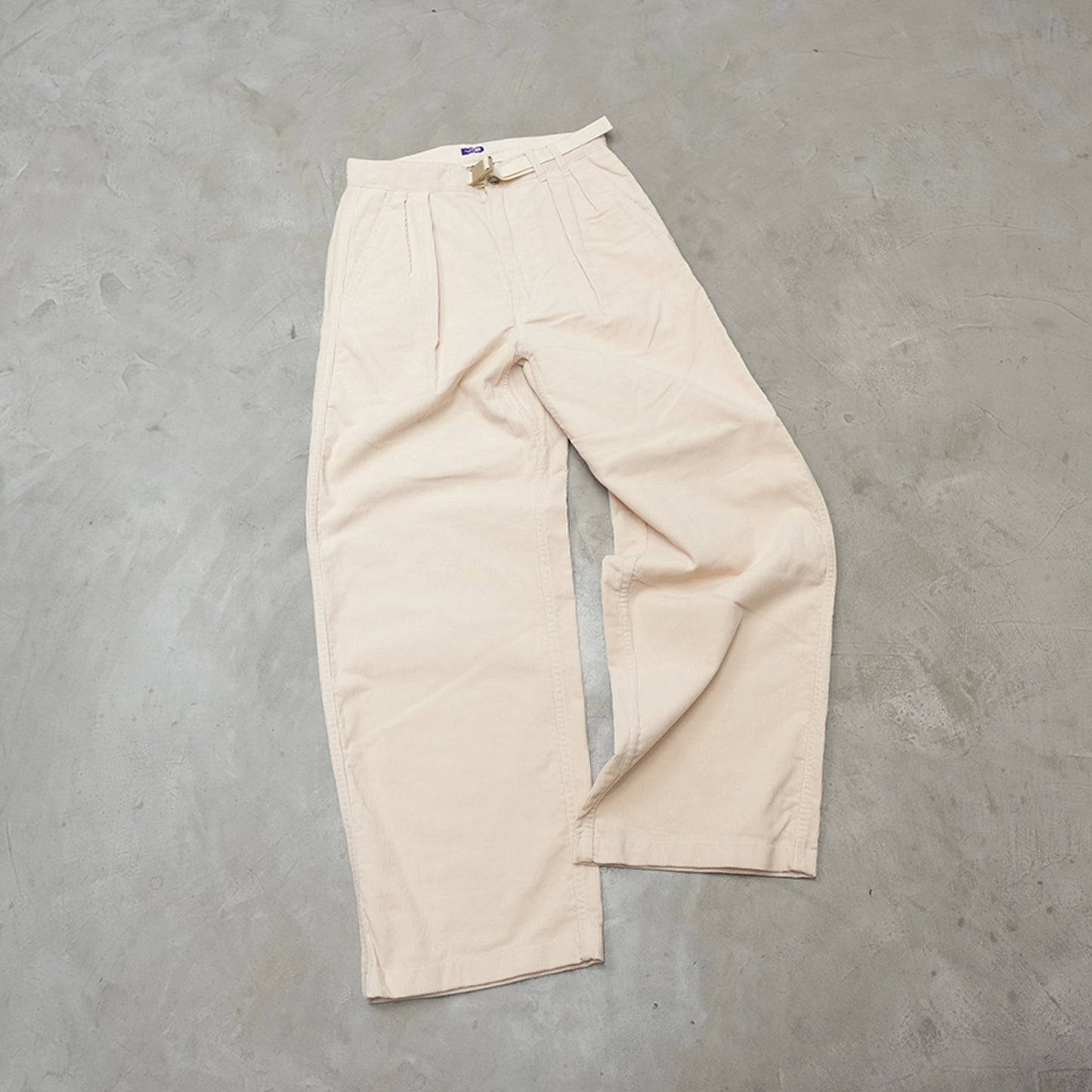 【THE NORTH FACE Purple Label】ノースフェイスパープルレーベル women's Corduroy Wide Straight Field Pants "Ivory"