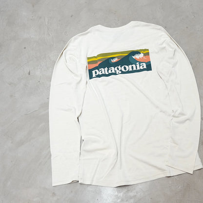 【patagonia】パタゴニア women's Long-Sleeved Capilene Cool Daily Shirt (Boardshort Logo) ※ネコポス可