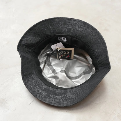 【NEW ERA OUTDOOR】ニューエラアウトドア Bucket01 GORE-TEX 2L Topographic surface "Black"