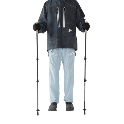 【and wander】アンドワンダー carbon trekking pole "Black"