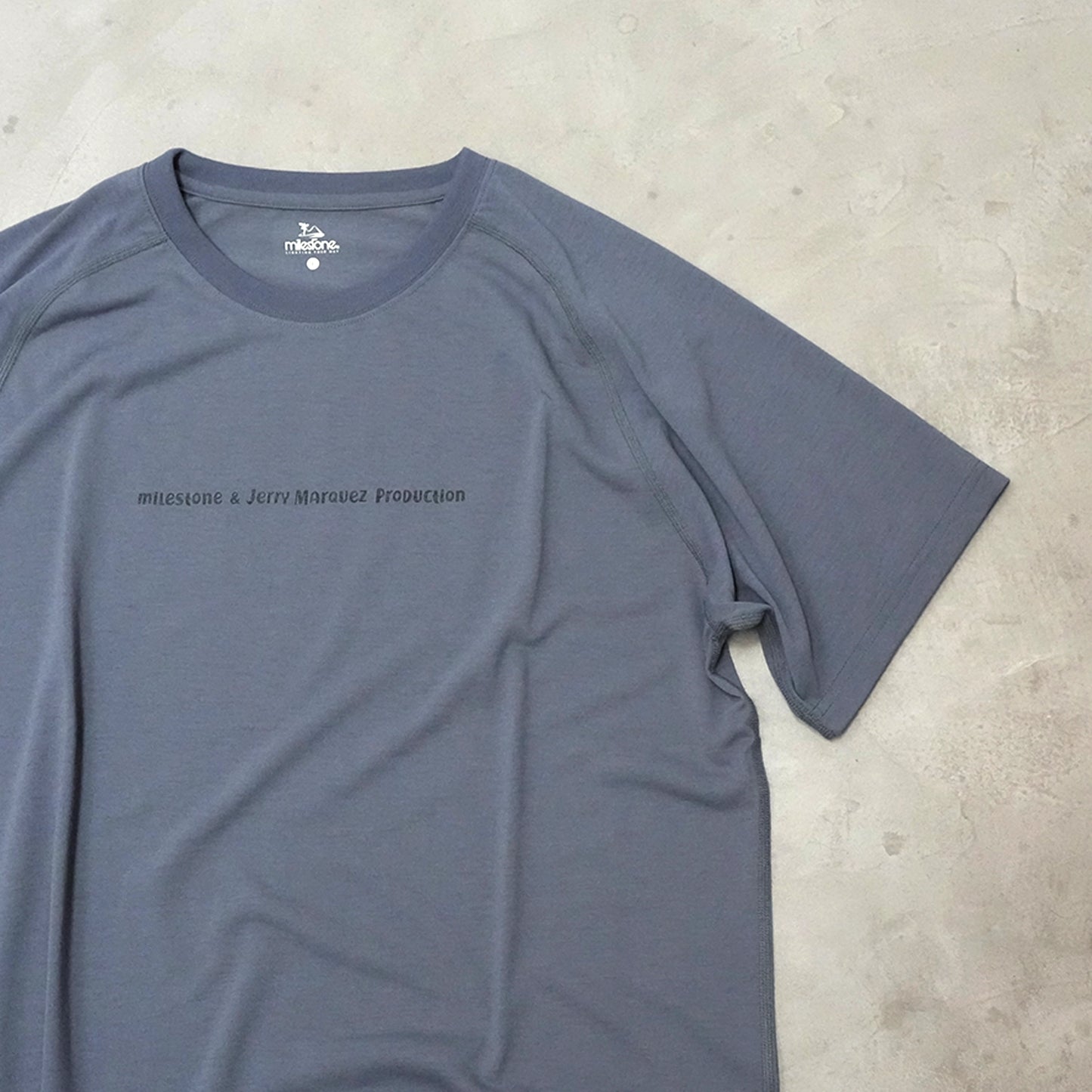 【milestone】マイルストーン unisex milestone&Jerry Marquez production milestone Original T-Shirt Canvas "3Color"