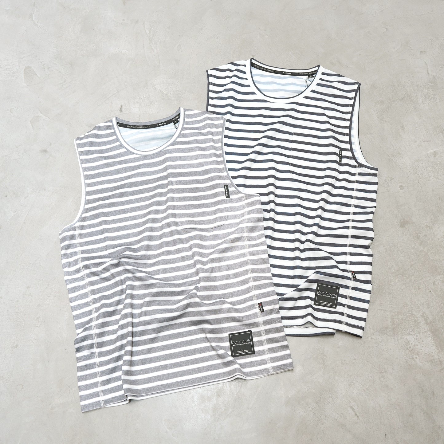 【Mountain Martial Arts】マウンテンマーシャルアーツ unisex MMA POLARTEC Border Sleeve-less "2Color" ※ネコポス可