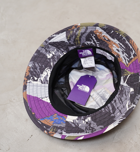 【THE NORTH FACE PURPLE LABEL】ノースフェイスパープルレーベル Mountain Wind Hat "Purple" ※ネコポス可