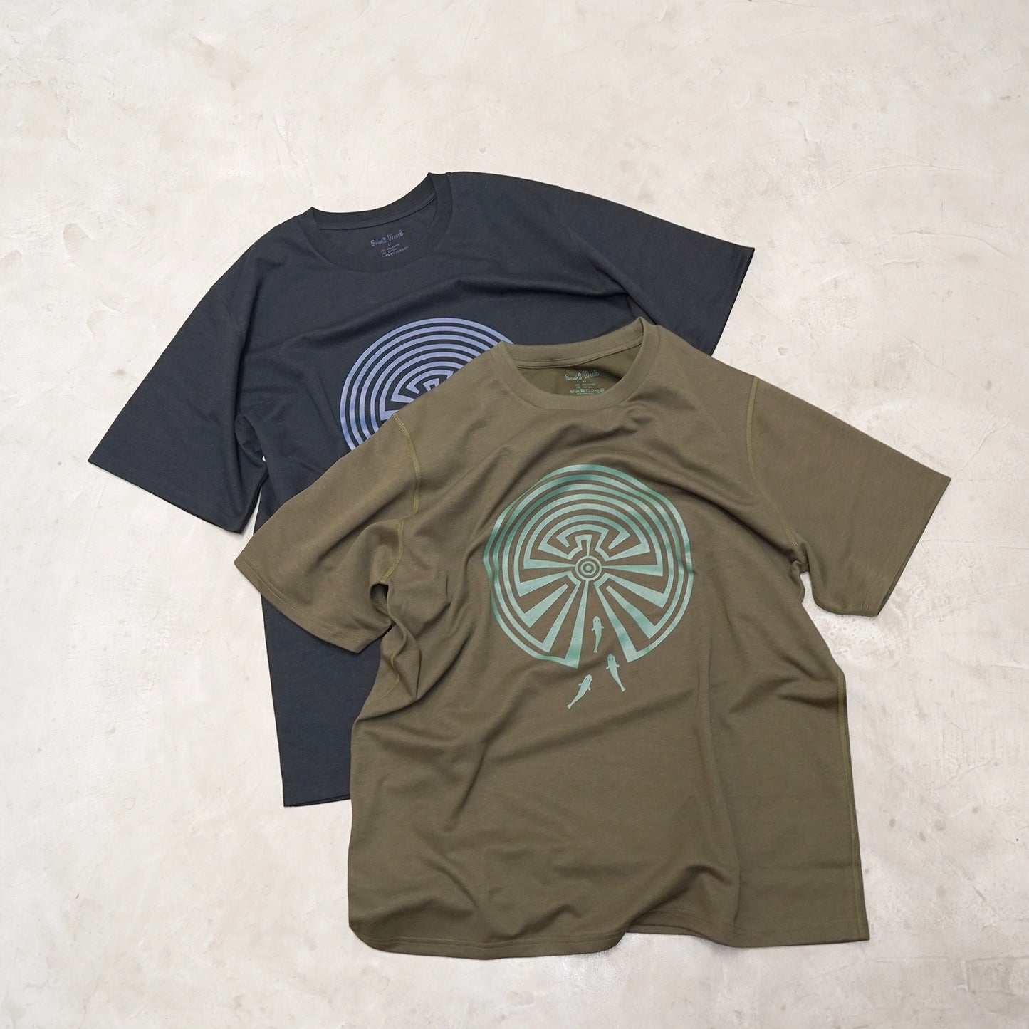 【South2 West8】サウスツーウエストエイト men's S/S Crew Neck Tee - Maze "2Color" ※ネコポス可