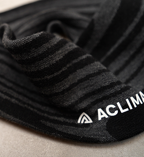【ACLIMA】 アクリマ WarmWool Headband "Black Motion" ※ネコポス可