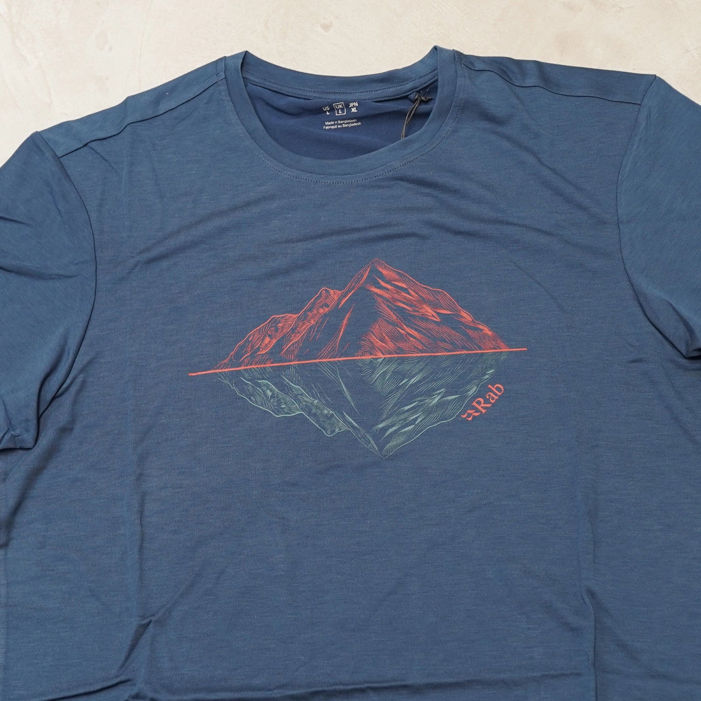 【Rab】ラブ men's Crimp Reflection Tee "2Color" ※ネコポス可