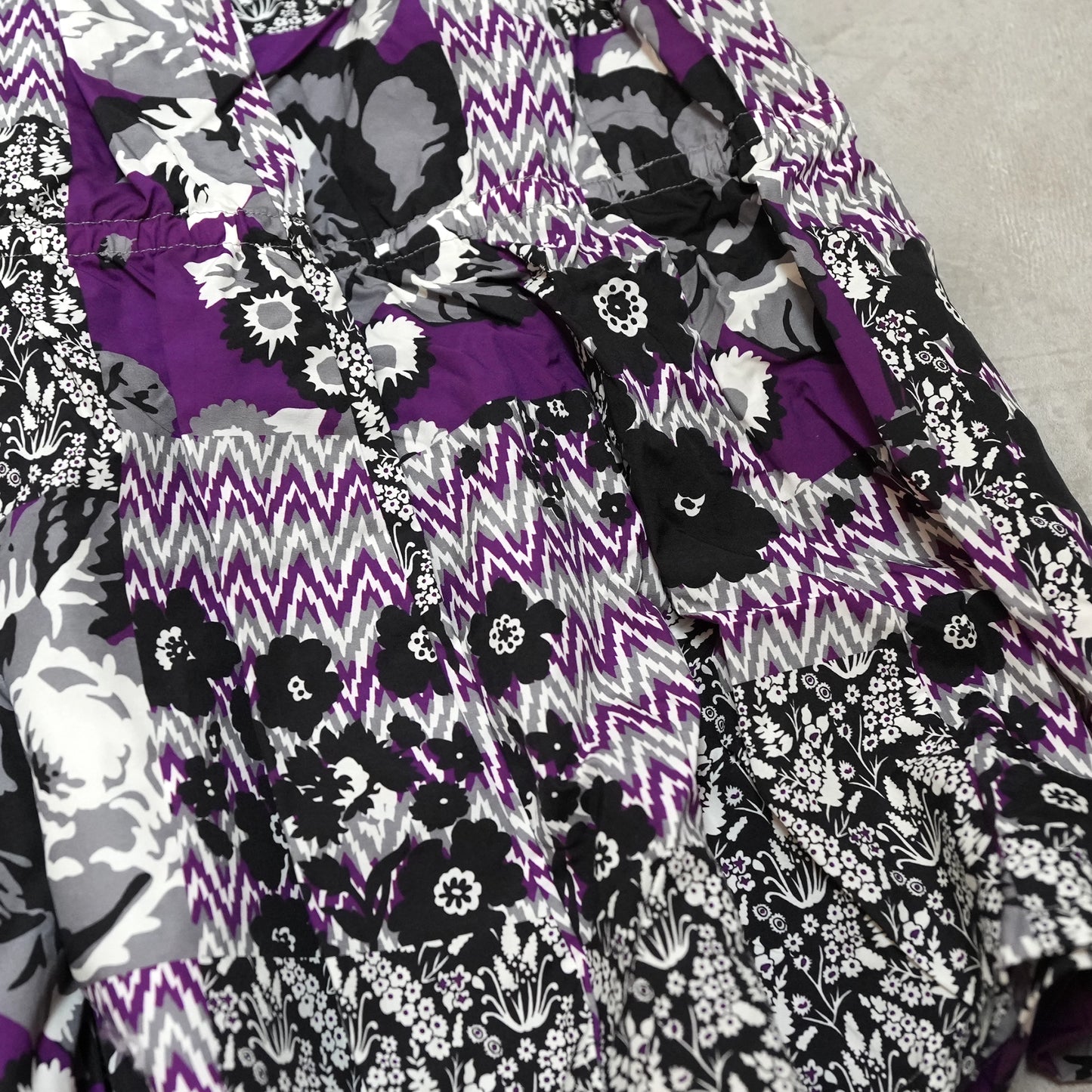 【THE NORTH FACE Purple Label】ノースフェイスパープルレーベル women's Flower Printed Field Tiered Skirt "Floral Patchwork"