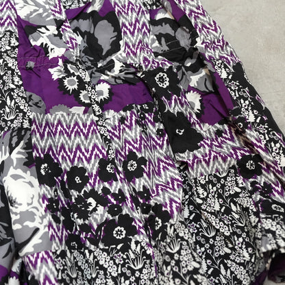 【THE NORTH FACE Purple Label】ノースフェイスパープルレーベル women's Flower Printed Field Tiered Skirt "Floral Patchwork"