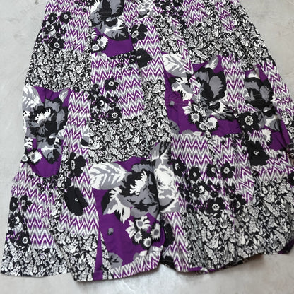 【THE NORTH FACE Purple Label】ノースフェイスパープルレーベル women's Flower Printed Field Tiered Skirt "Floral Patchwork"