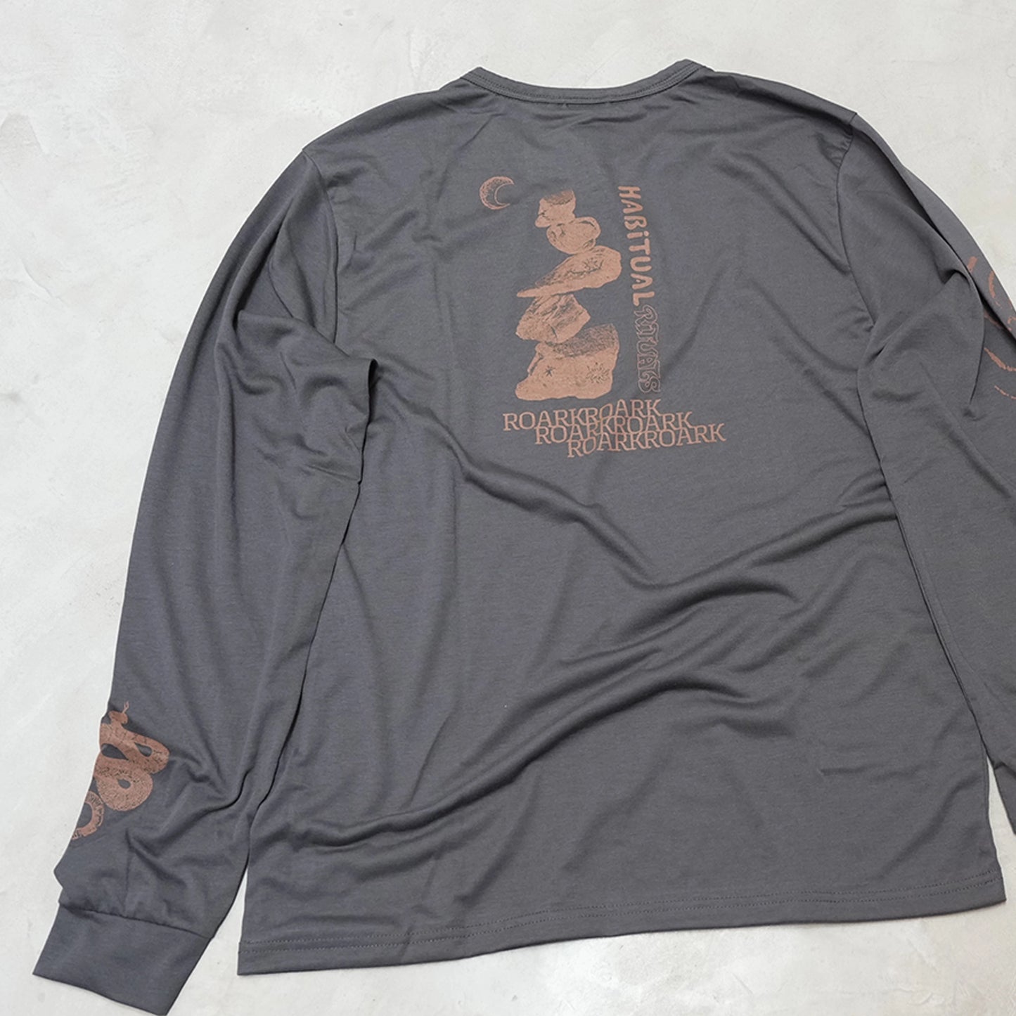 【ROARK RUN AMOK】ロアークランアモック men's Mathis Active LS "Onyx" ※ネコポス可