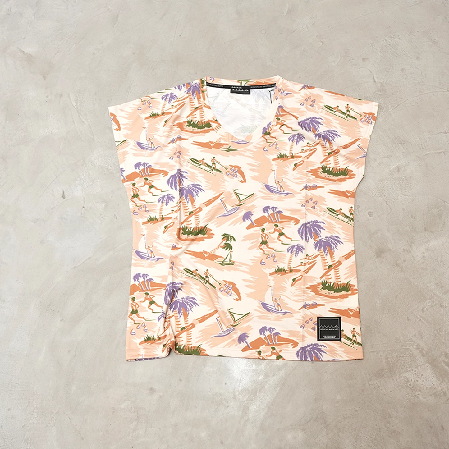 【Mountain Martial Arts】マウンテンマーシャルアーツ women's MMA  Aloha French Sleeve "2Color" ※ネコポス可