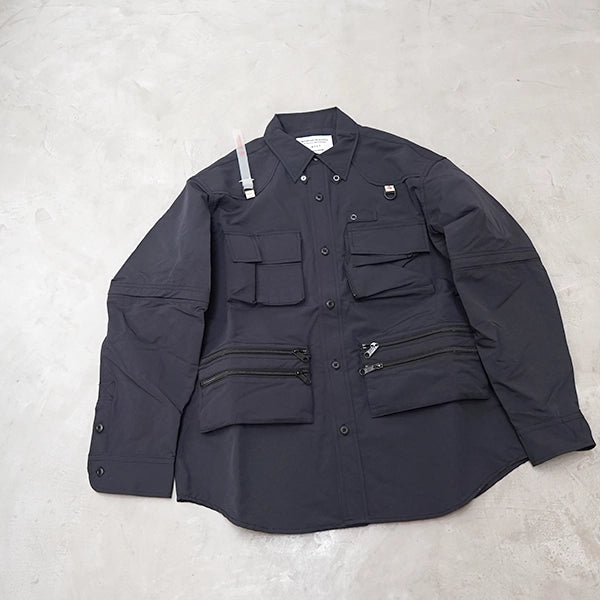 【Mountain Research】マウンテンリサーチ Phishing Shirt "Black"