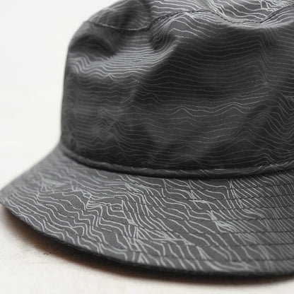【NEW ERA OUTDOOR】ニューエラアウトドア Bucket01 GORE-TEX 2L Topographic surface "Black"