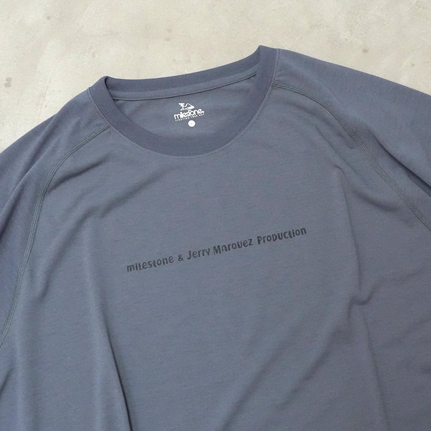 【milestone】マイルストーン unisex milestone&Jerry Marquez production milestone Original T-Shirt Canvas "3Color"