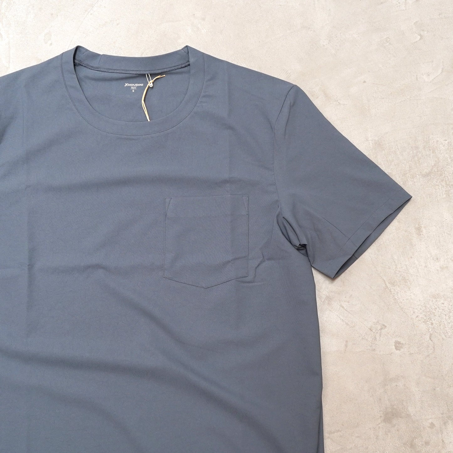 【HOUDINI】フーディニ men's Cover Tee "Thunder Gray" ※ネコポス可