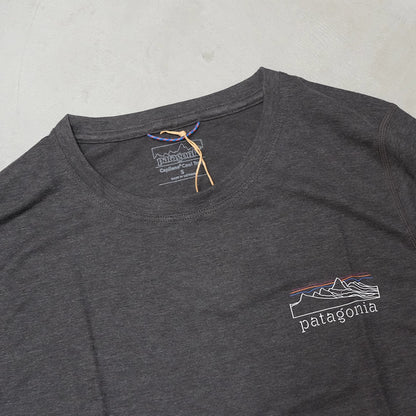 【patagonia】パタゴニア women's Long-Sleeved Capilene Cool Trail Shirt - Stratapeaks "INBK" ※ネコポス可