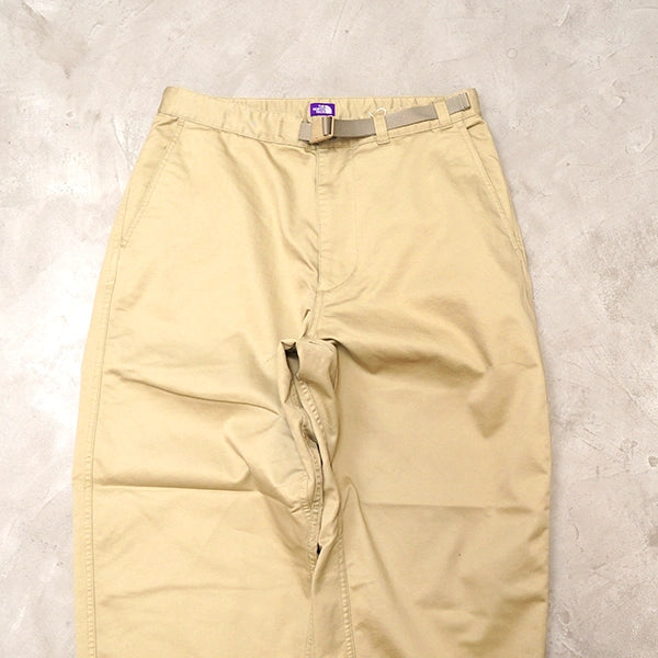【THE NORTH FACE Purple Label】ノースフェイスパープルレーベル men's COOLMAX Chino Wide Tapered Pants "2Color"