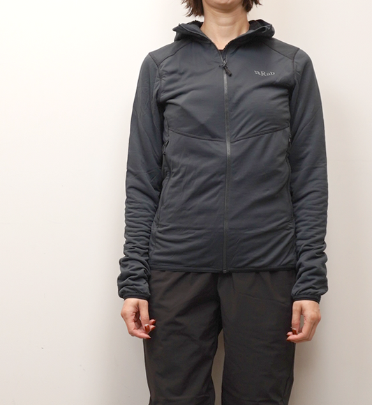 【Rab】ラブ women's Evolute Hoody "Beluga"