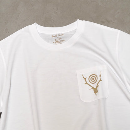 【South2 West8】サウスツーウエストエイト S/S Round Pocket Tee-Circle Horn "3Color" ※ネコポス可