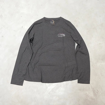 【patagonia】パタゴニア women's Long-Sleeved Capilene Cool Trail Shirt - Stratapeaks "INBK" ※ネコポス可