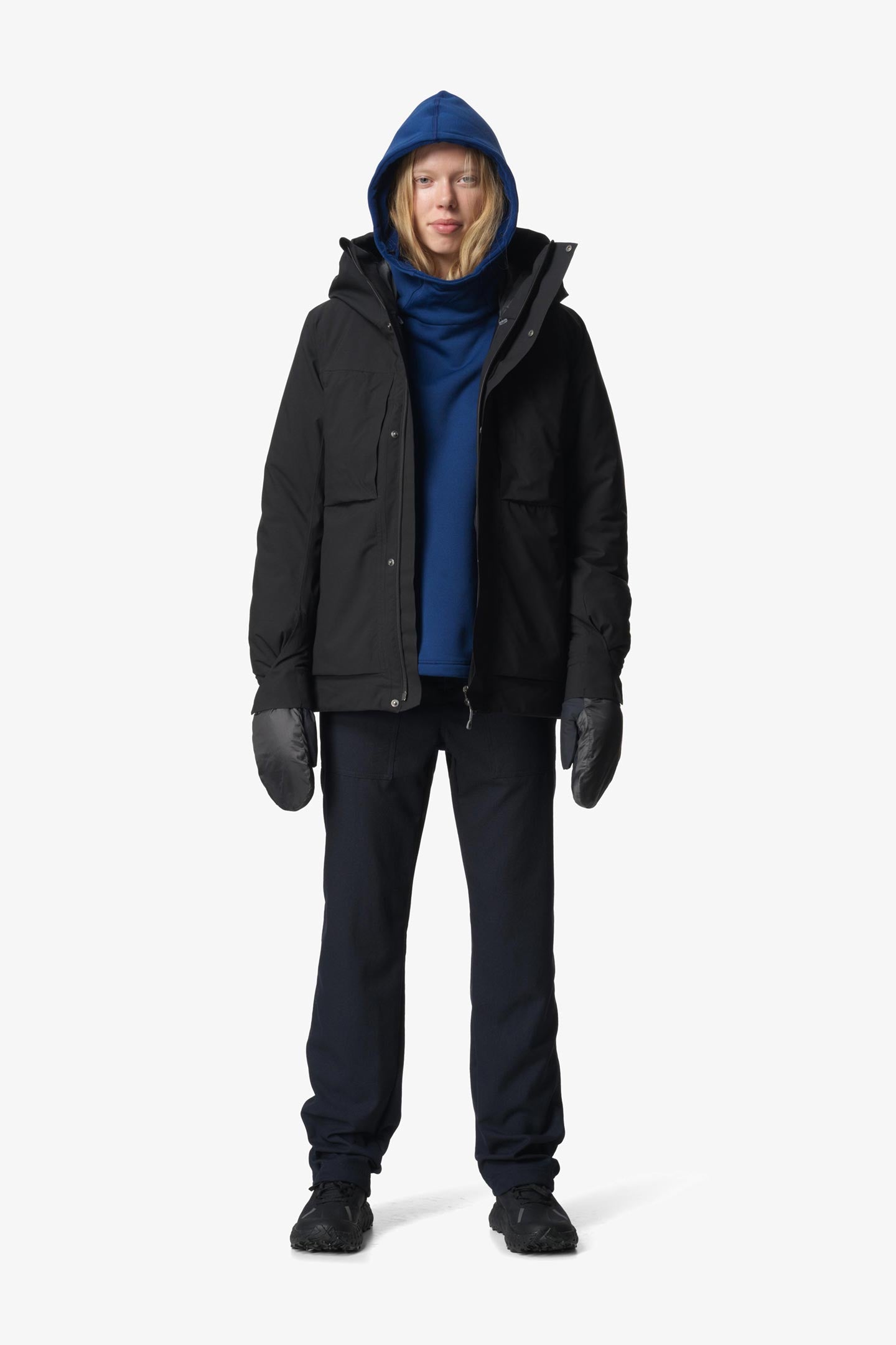 【HOUDINI】フーディニ women's Fall in Jacket II "True Black"